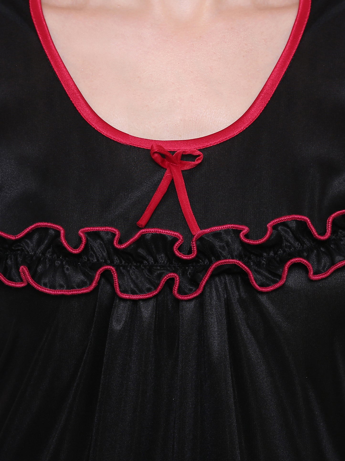 plus size satin nightdress for women - | Buy Online from Klamotten