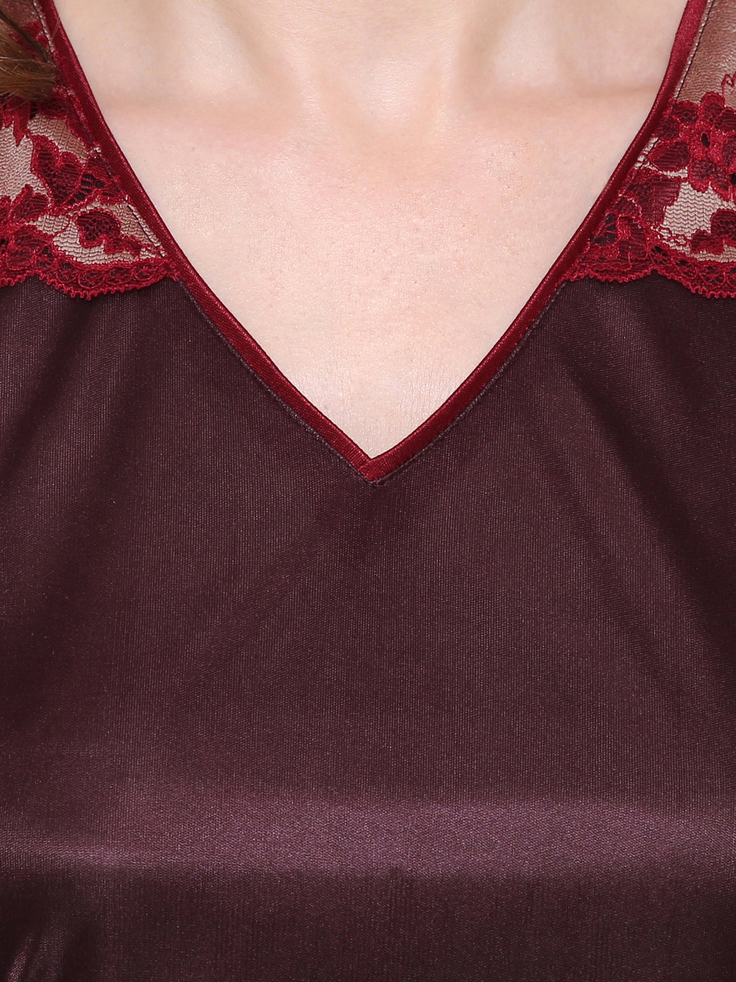 big size satin nightdress for women - | Buy Online from Klamotten