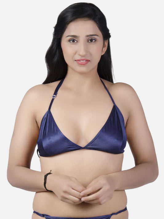 Women's Sexy Navy Blue Honeymoon Bikini Set
