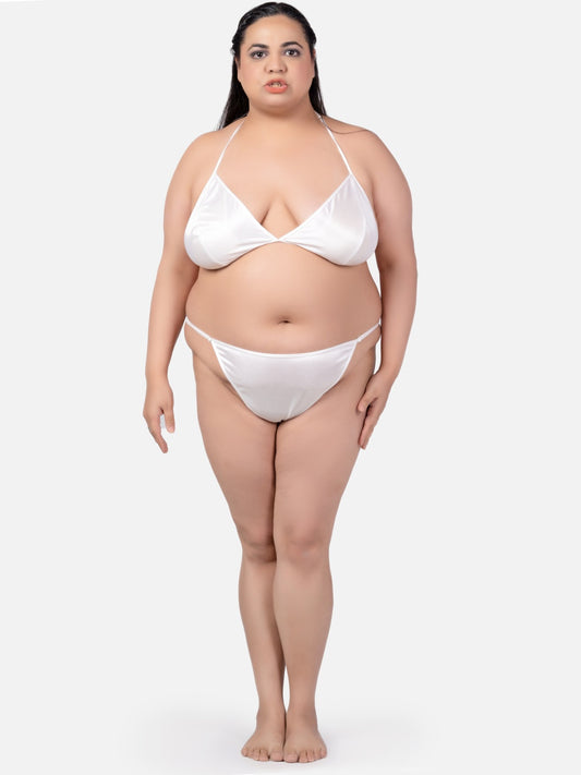 Plus Size Sexy Navy Honeymoon Bridal Bikini Set BB11A