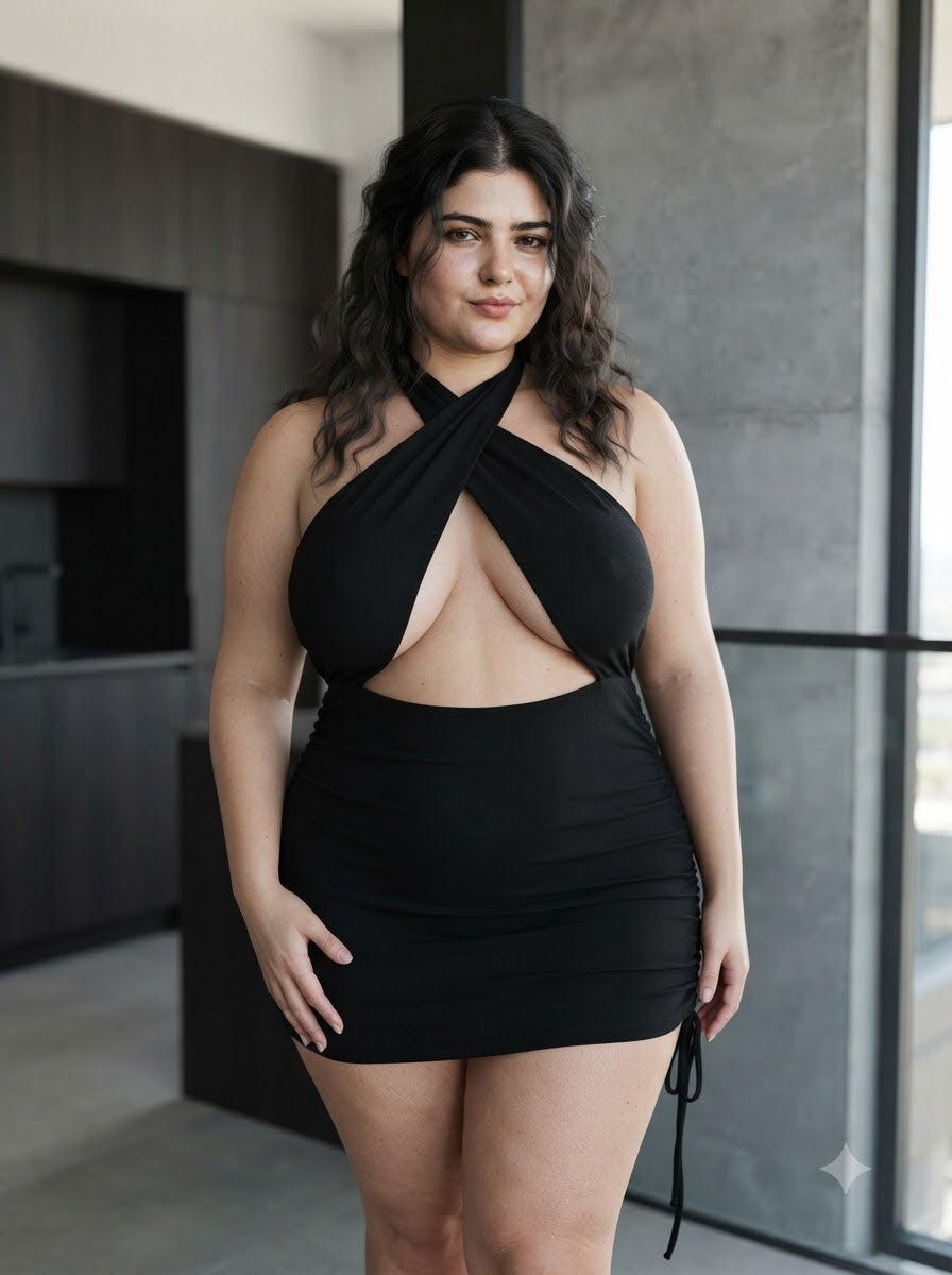 Women's Bespoke Short Dress - | Buy Online from Klamotten