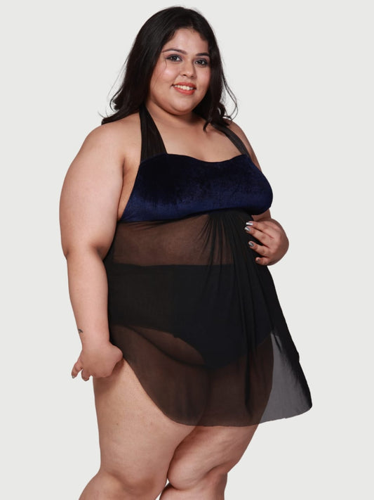 sexy plus soze babydoll lingerie dress