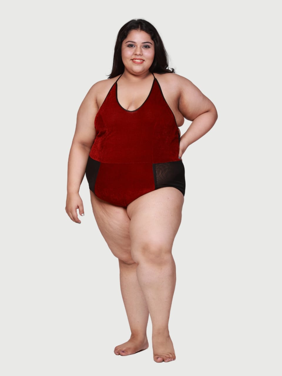 sexy monokini for plus size velvet - | Buy Online from Klamotten