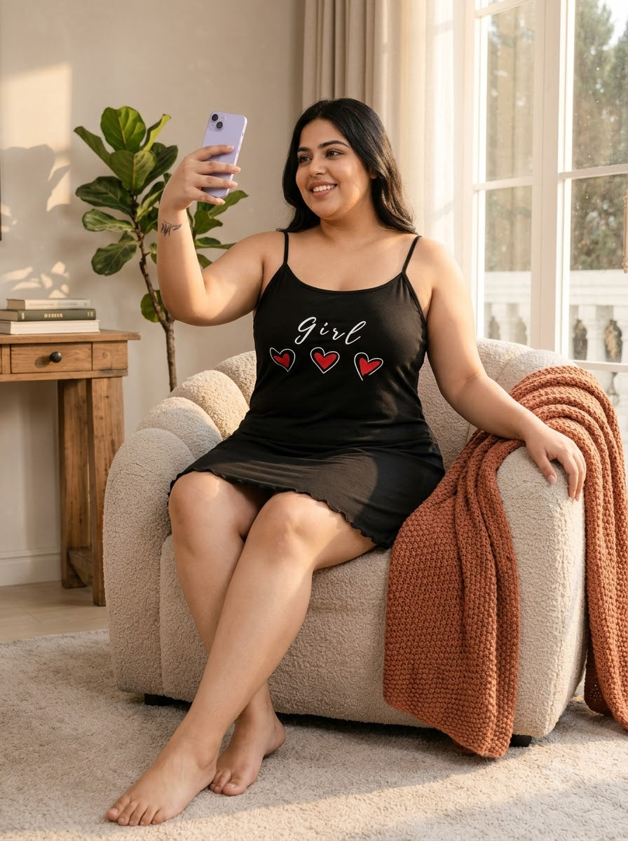 Strappy Sleeptee S33 - | Buy Online from Klamotten
