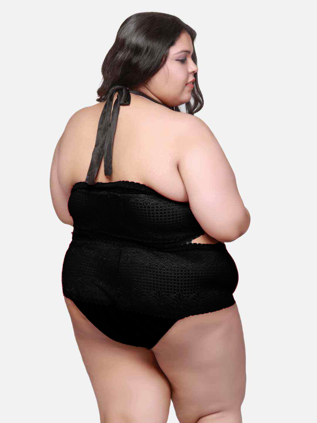 Plus Size Hot Two Piece Lace Bikini Set With BB18K - | Buy Online from Klamotten