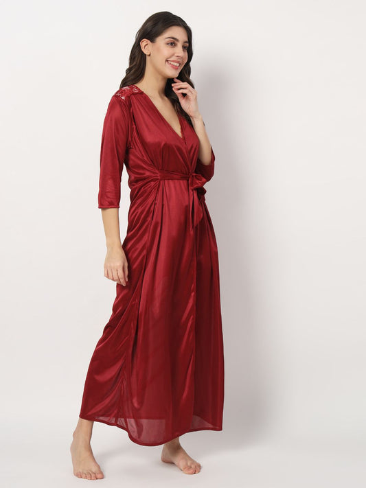 sexy honeymoon babydoll dress with robe