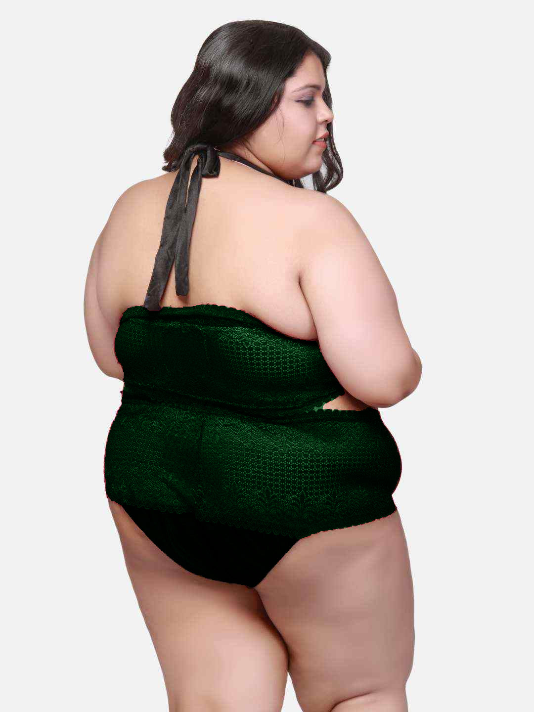 Plus Size Hot Two Piece Lace Bikini Set With BB18Gb - | Buy Online from Klamotten