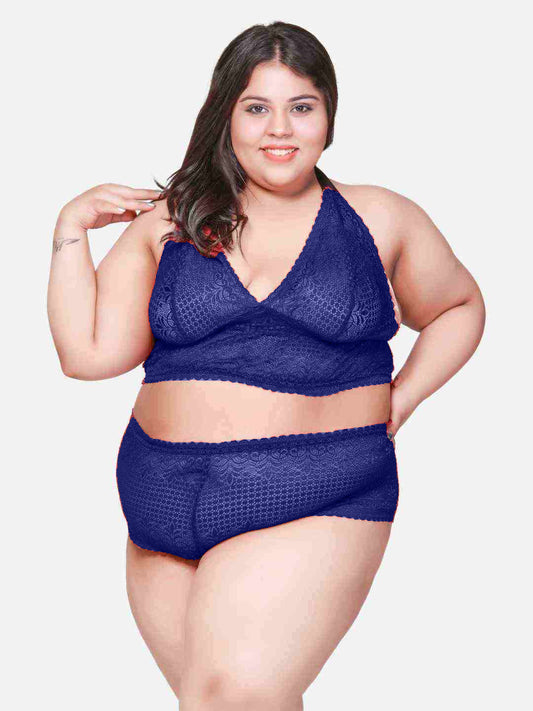 Plus Size Hot Two Piece Lace Bikini Set With BB18N