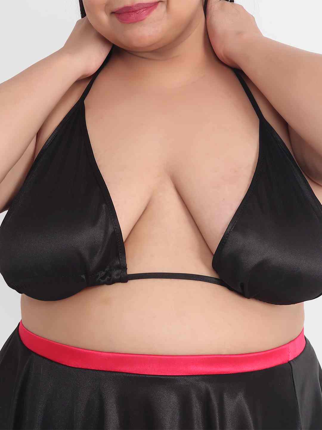 Plus Size Sexy 3 Piece Babydoll Bikini Dress for Honeymoon 202K - | Buy Online from Klamotten