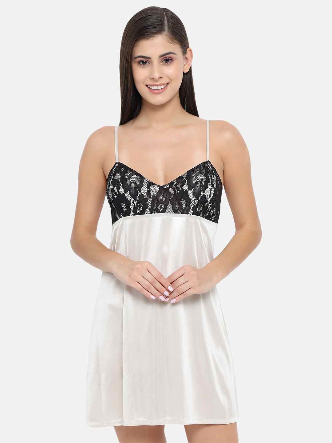 Hot Bridal Honeymoon Babydoll and Bikini Dress-White-B40Ac - | Buy Online from Klamotten