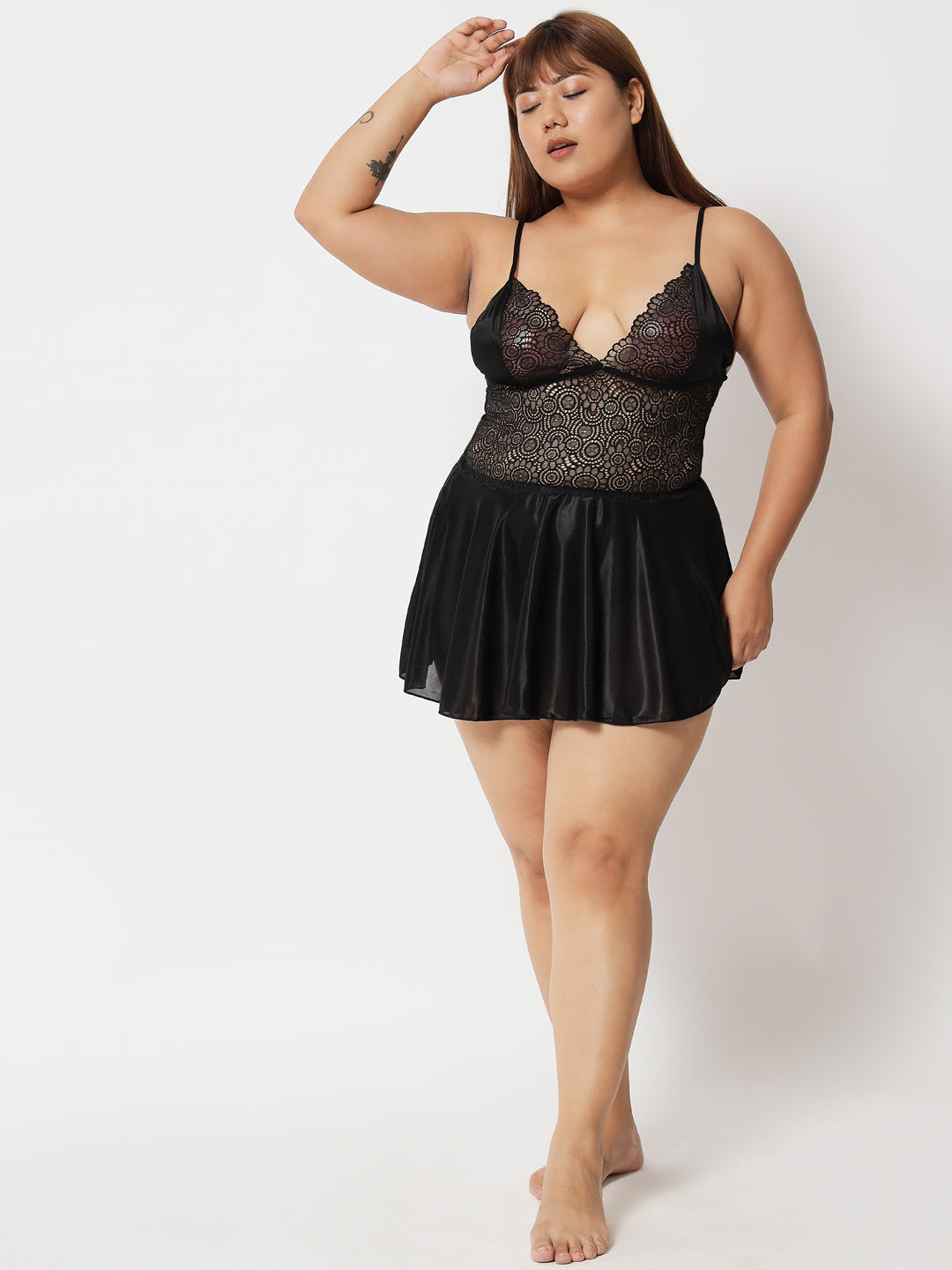 klamotten-womens-plus-size-honeymoon-babydoll-lingerie-07k - | Buy Online from Klamotten