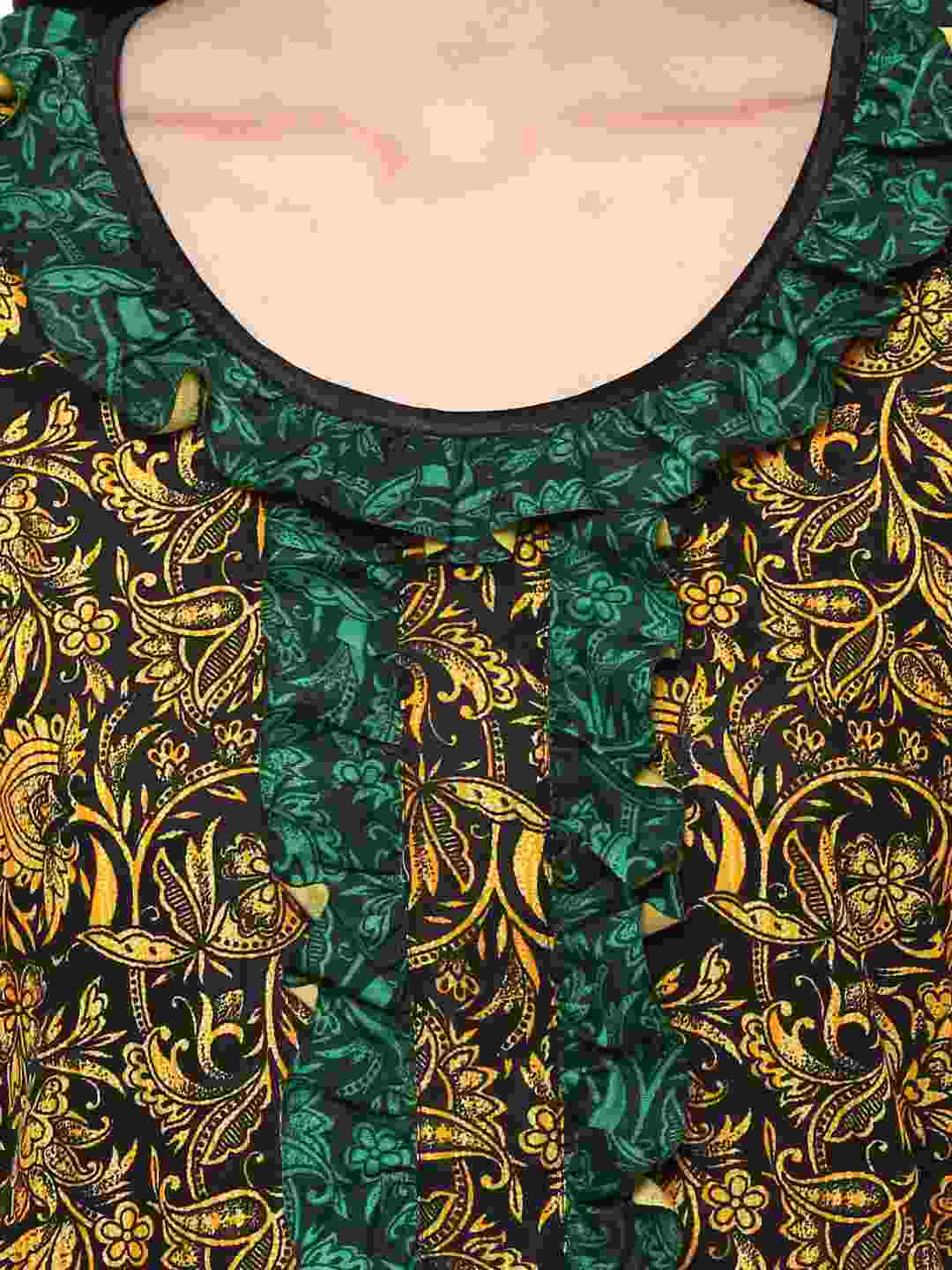 Klamotten Women's Printed Cotton Long Nightdress 17G22 - | Buy Online from Klamotten