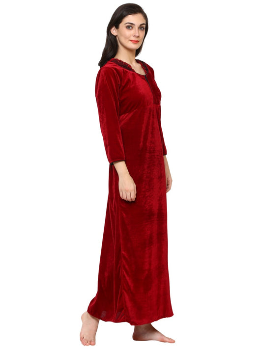 Klamotten Women's Velvet Nightdress 240M