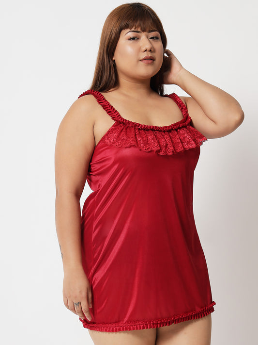 klamotten-womens-plus-size-honeymoon-babydoll-lingerie-77m