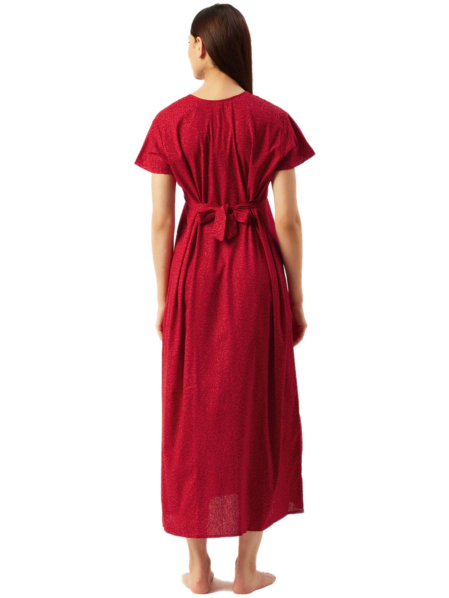 Klamotten Women's Printed Cotton Long Nightdress C7Rd19 - | Buy Online from Klamotten