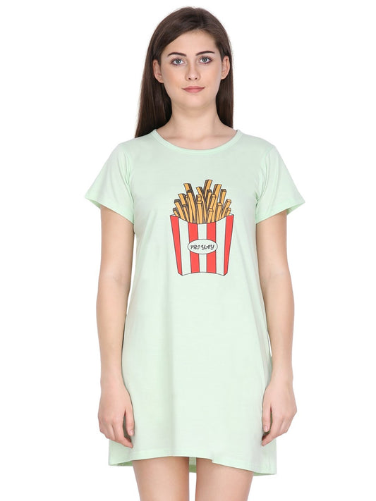 Klamotten Women's Cotton Sleepshirt DB18Gs8