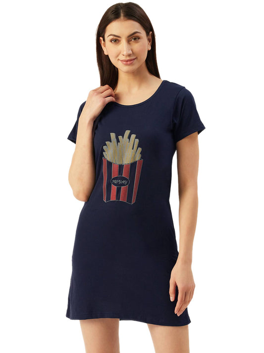 Klamotten Women's Printed Sleepshirt DB18N8