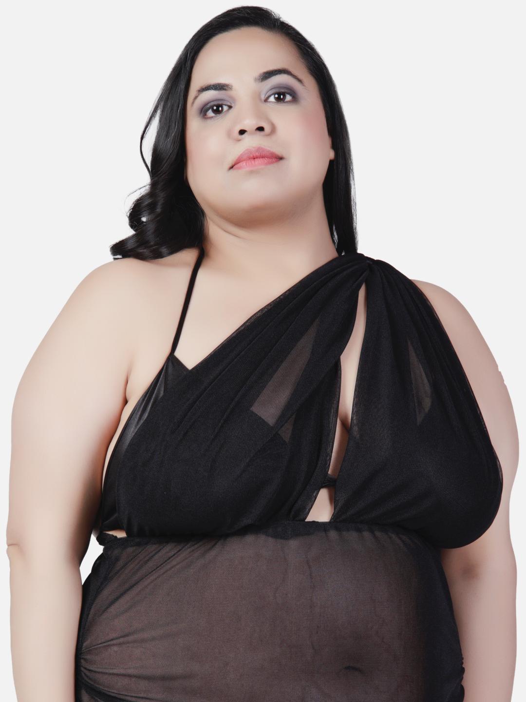 sexy-babydoll-honeymoon-black-night-dress-for-women-k9mn - | Buy Online from Klamotten