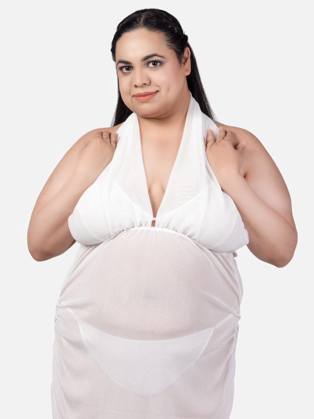 sexy-plus-size-babydoll-honeymoon-red-night-dress-for-women-k12a - | Buy Online from Klamotten