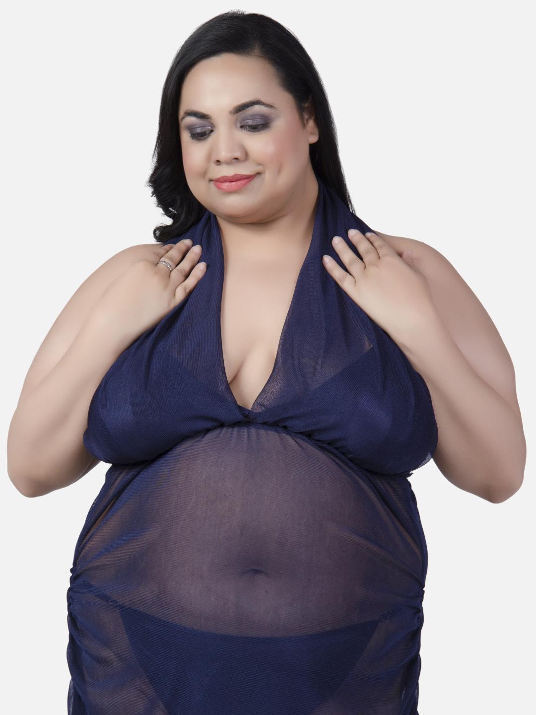 sexy-babydoll-honeymoon-black-night-dress-for-women-k12n - | Buy Online from Klamotten