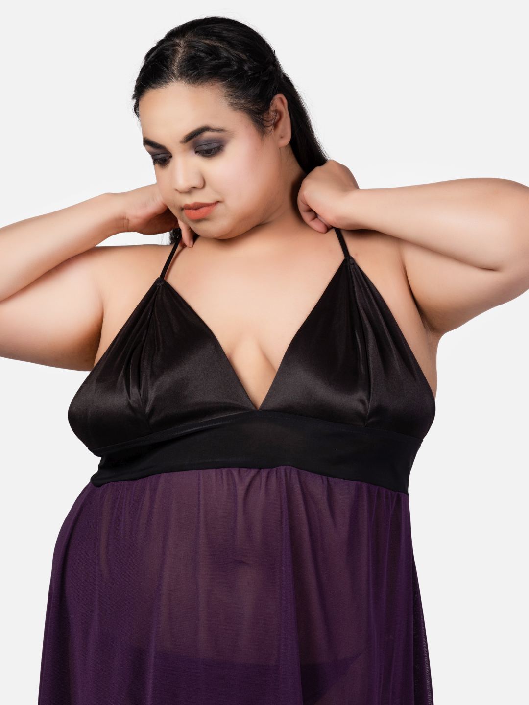 sexy-babydoll-honeymoon-red-night-dress-for-women-k13j - | Buy Online from Klamotten