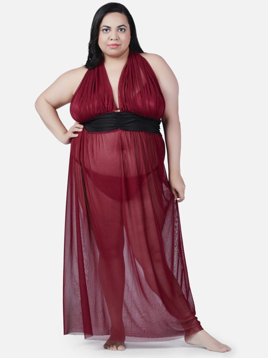 sexy-babydoll-honeymoon-red-night-dress-for-women-k2w-1