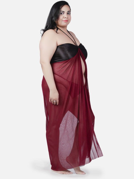 plus-size-sexy-babydoll-honeymoon-bikini-dress