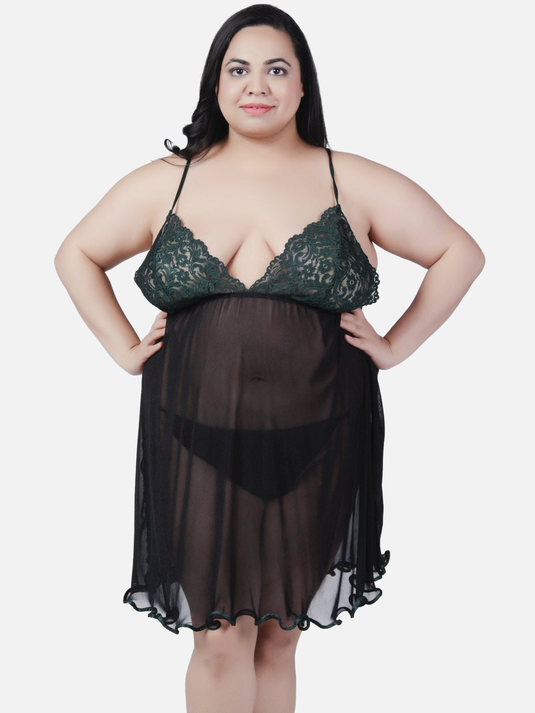 Sexy Babydoll Honeymoon Black Night Dress for Women K4GbK Klamotten Sexy Babydoll Honeymoon Black Night Dress for Women K4GbK Klamotten