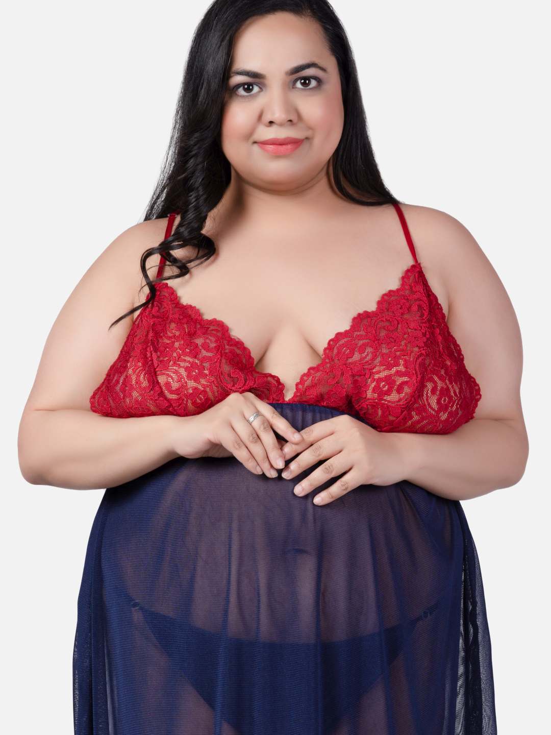 plus size sexy babydoll honeymoon black night dress for women K4Kmn - | Buy Online from Klamotten