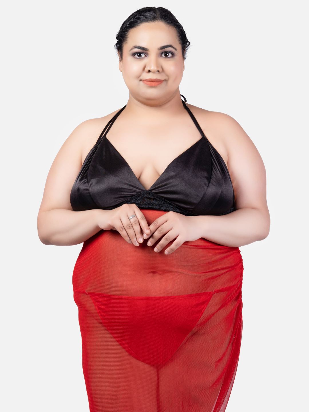 plus size sexy babydoll honeymoon black night dress for women k5krd - | Buy Online from Klamotten