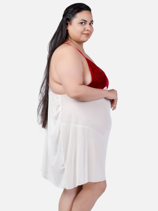 sexy-babydoll-honeymoon-red-white-night-dress-for-women-k8nk