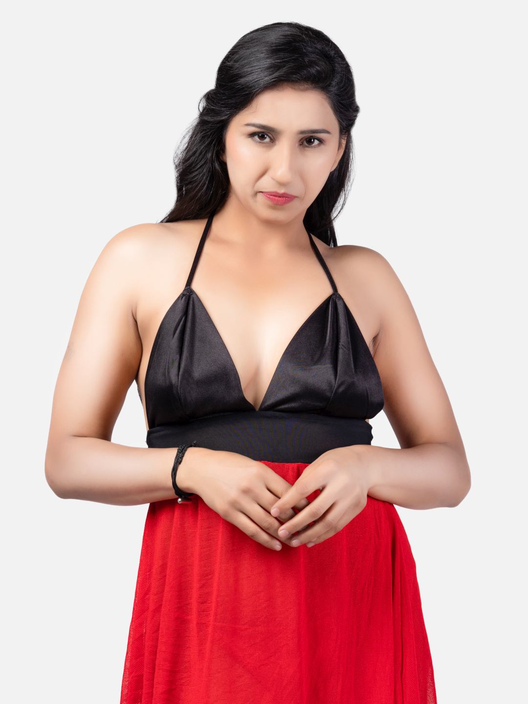 sexy-net-honeymoon-black-babydoll-bikini-night-dress-for-women-k13krd - | Buy Online from Klamotten