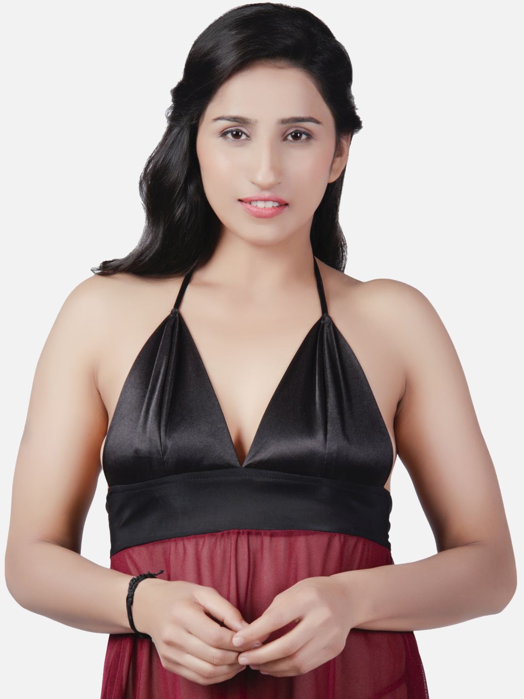 sexy-net-honeymoon-black-babydoll-bikini-night-dress-for-women-k13kw - | Buy Online from Klamotten