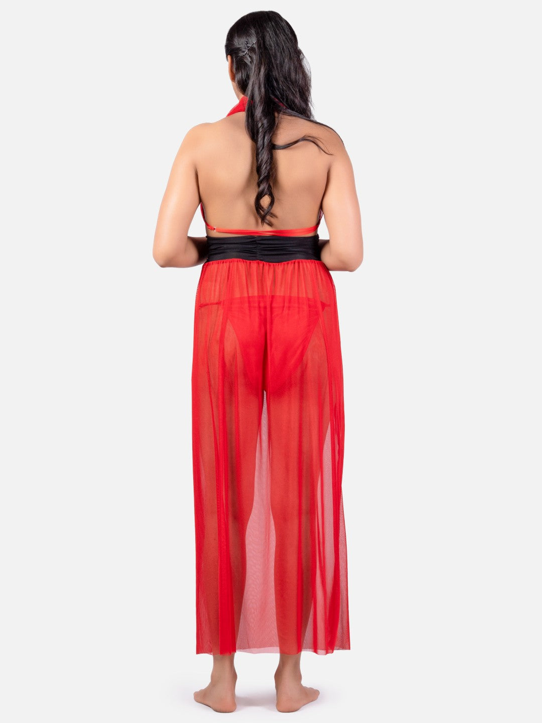 sexy-net-honeymoon-black-babydoll-bikini-night-dress-for-women-k2rd - | Buy Online from Klamotten