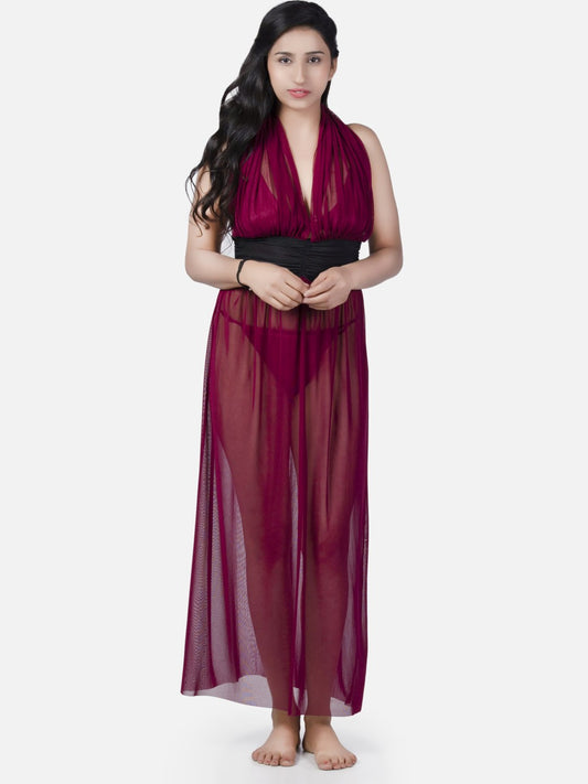 sexy-net-honeymoon-black-babydoll-bikini-night-dress-for-women-k2w