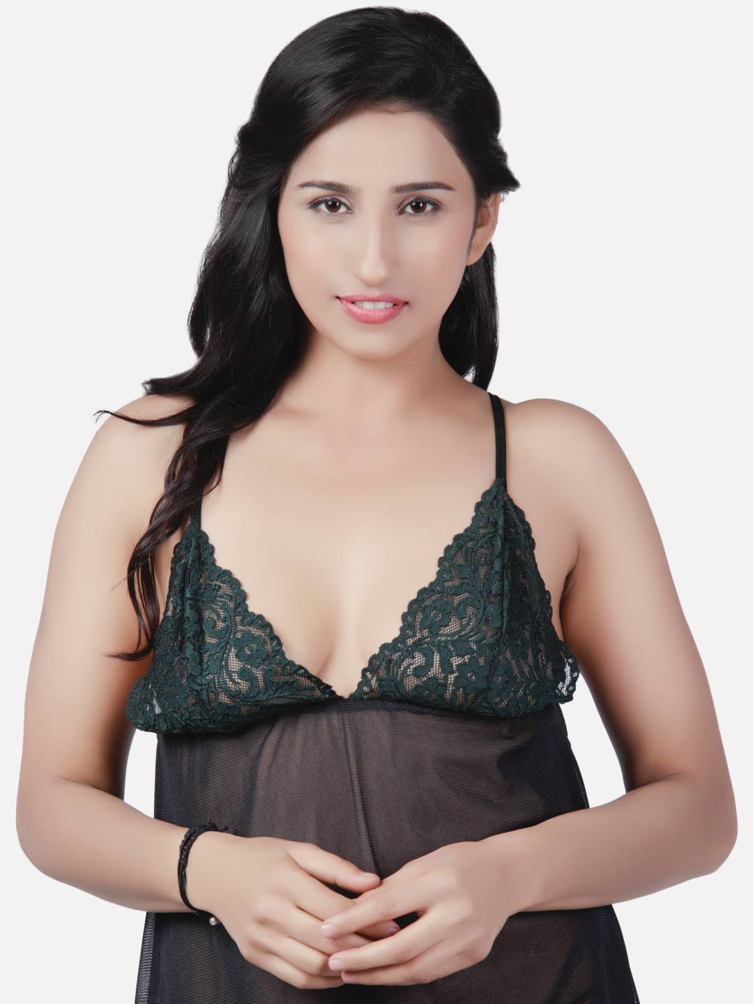 sexy-net-honeymoon-black-babydoll-bikini-night-dress-for-women-k4gbk - | Buy Online from Klamotten