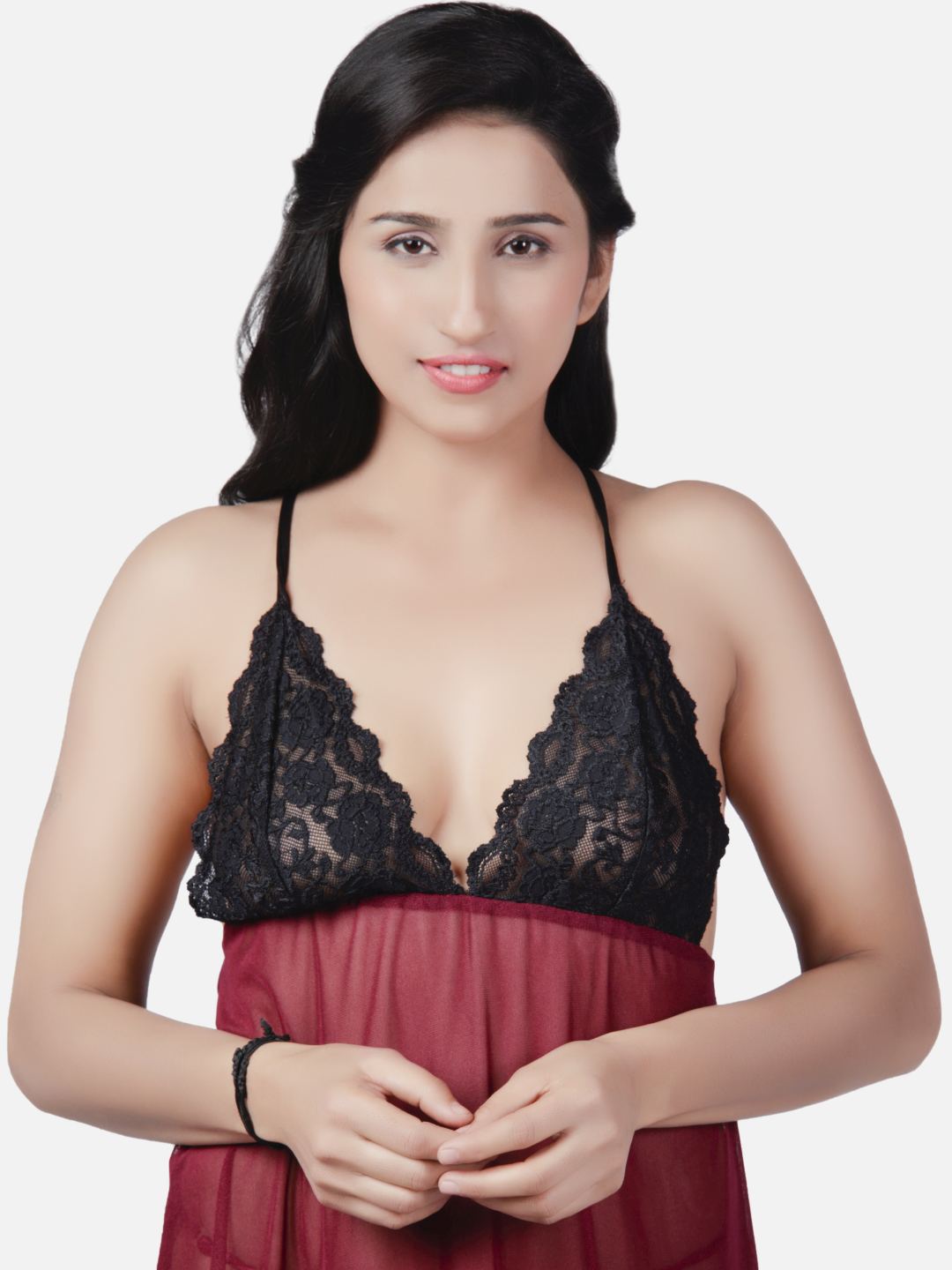 sexy-net-honeymoon-black-babydoll-bikini-night-dress-for-women-k4kw - | Buy Online from Klamotten