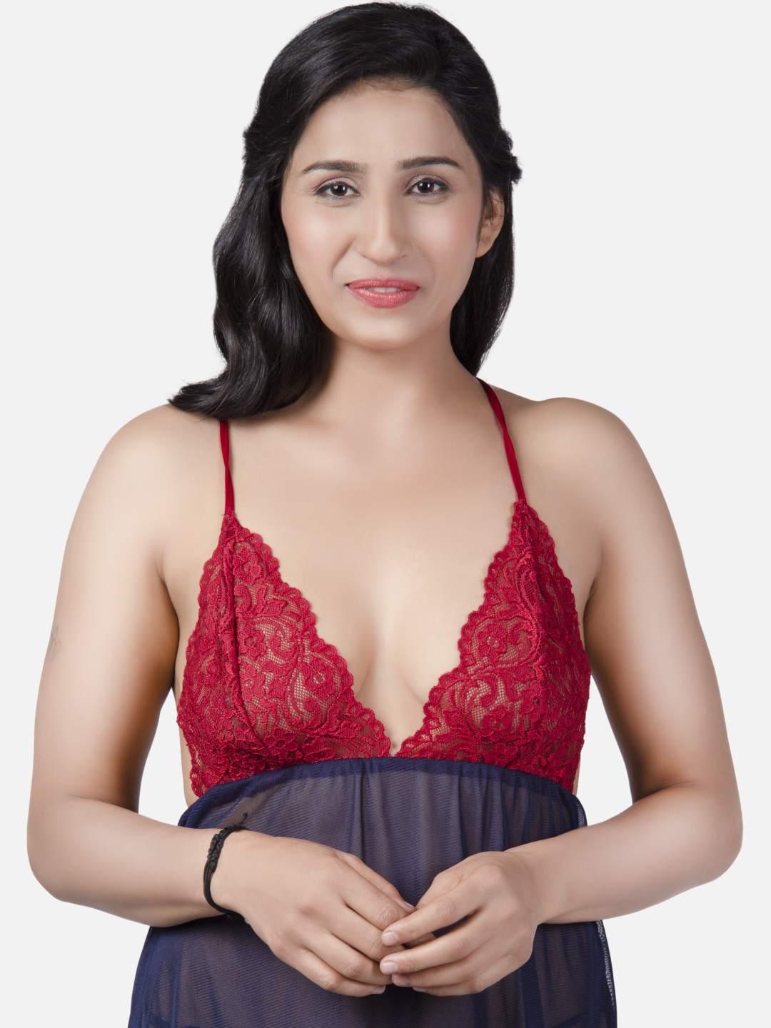 sexy-net-honeymoon-black-babydoll-bikini-night-dress-for-women-k4mn - | Buy Online from Klamotten