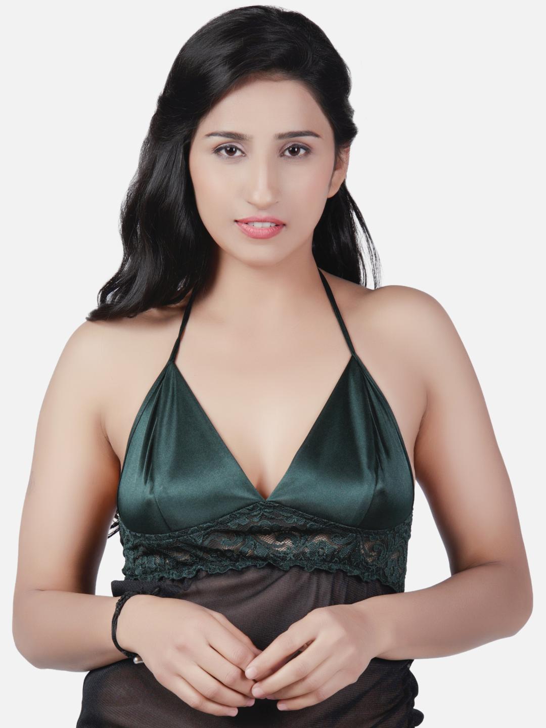 sexy-net-honeymoon-black-babydoll-bikini-night-dress-for-women-k5gbk - | Buy Online from Klamotten