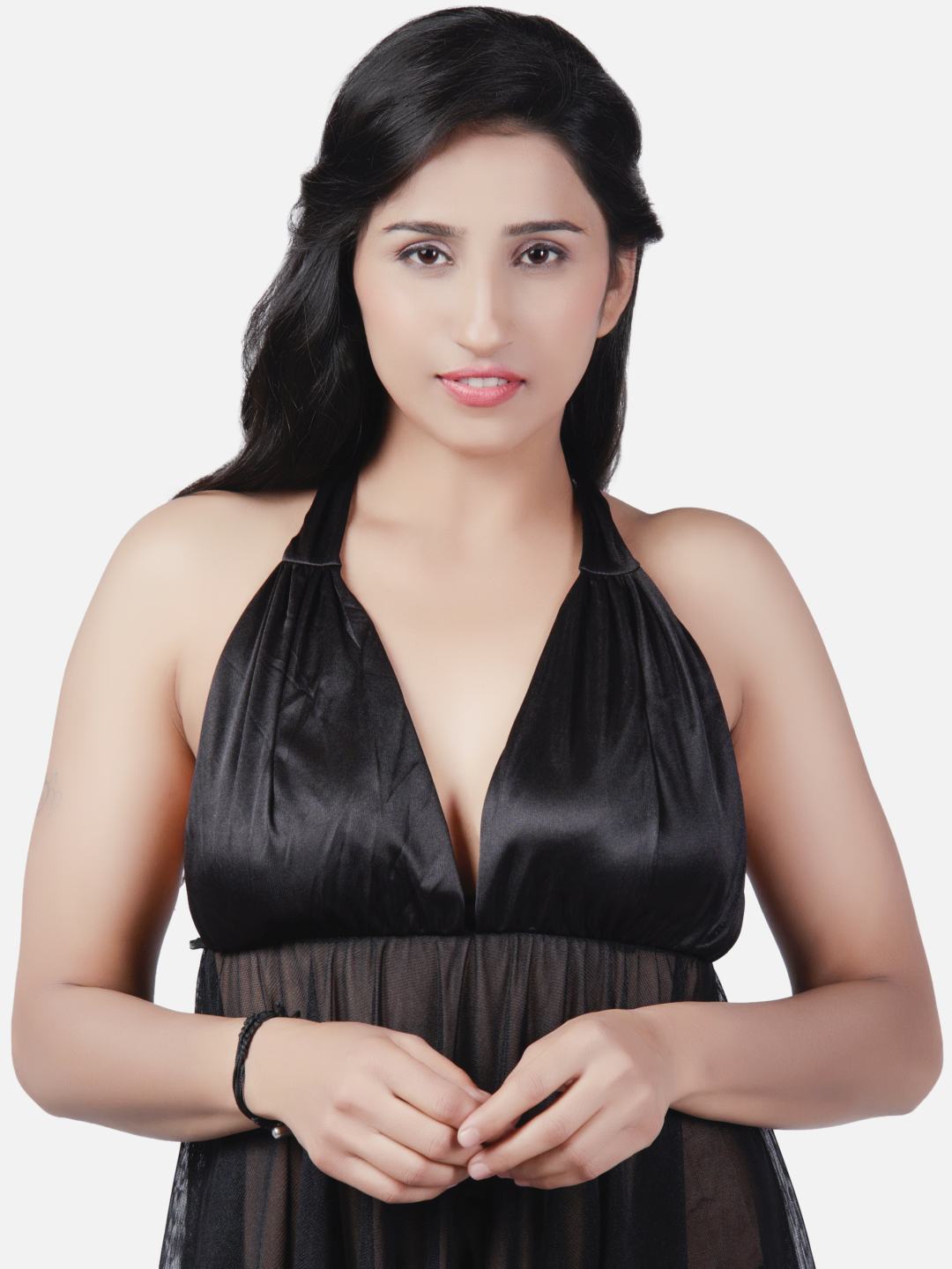 sexy-net-honeymoon-black-babydoll-bikini-night-dress-for-women-k6kk - | Buy Online from Klamotten