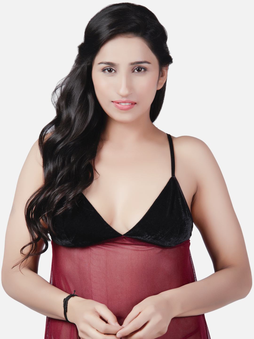 sexy-net-honeymoon-black-babydoll-bikini-night-dress-for-women-k8kw - | Buy Online from Klamotten