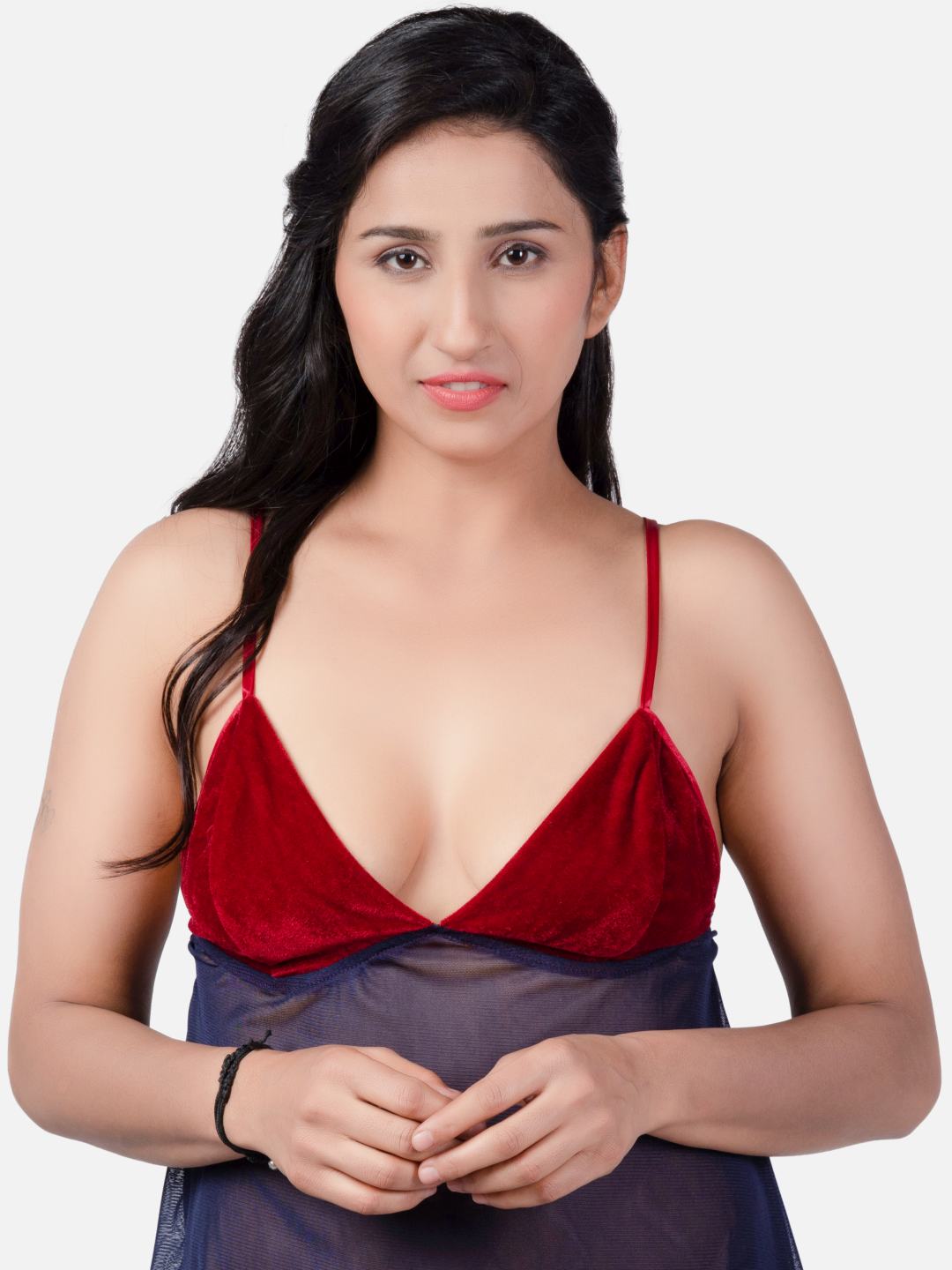 sexy-net-honeymoon-black-babydoll-bikini-night-dress-for-women-k8mn - | Buy Online from Klamotten