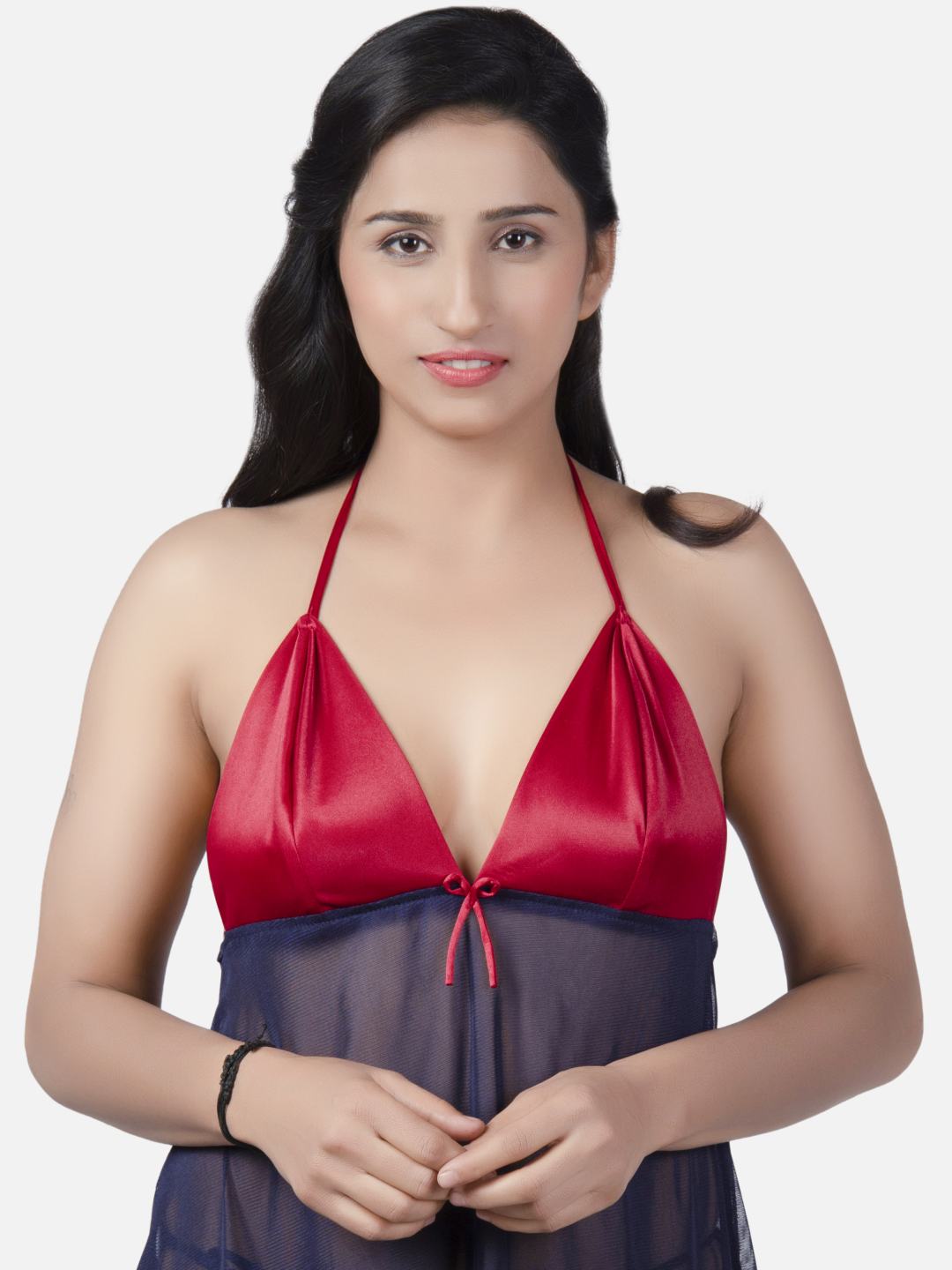 sexy-net-honeymoon-black-babydoll-bikini-night-dress-for-women-k9mn - | Buy Online from Klamotten