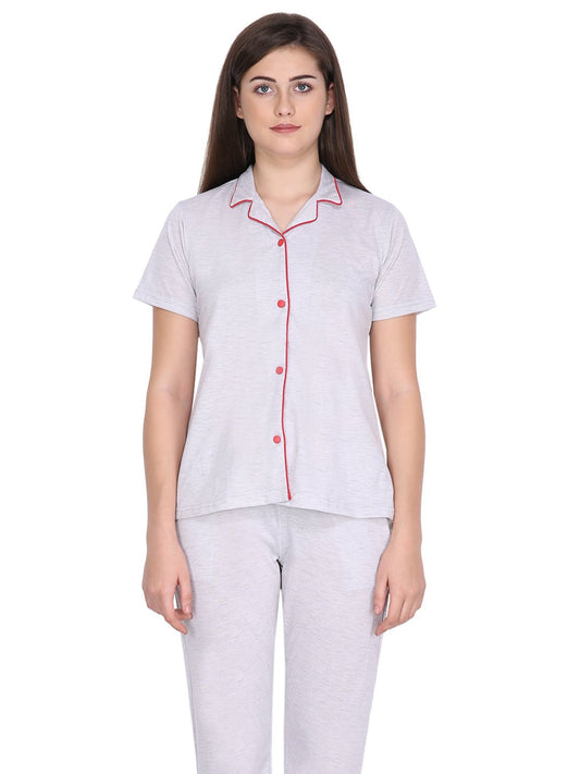 Klamotten Women's Solid Nightsuit N73Z