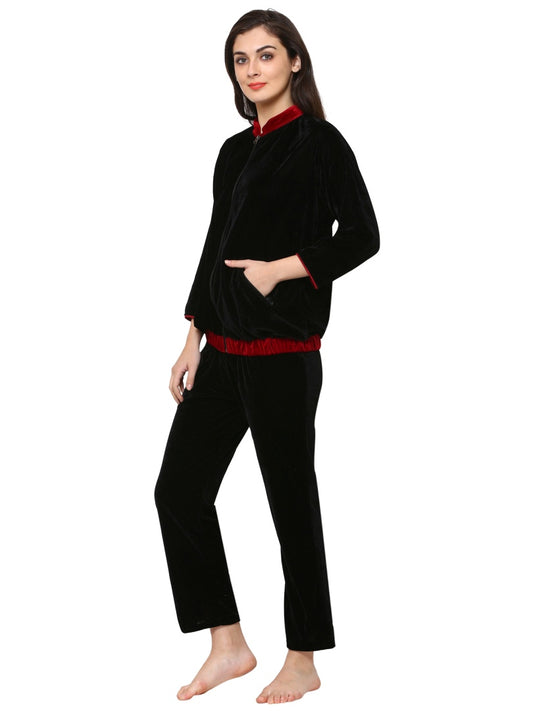 Klamotten Women's Velvet Nightsuit NV53K