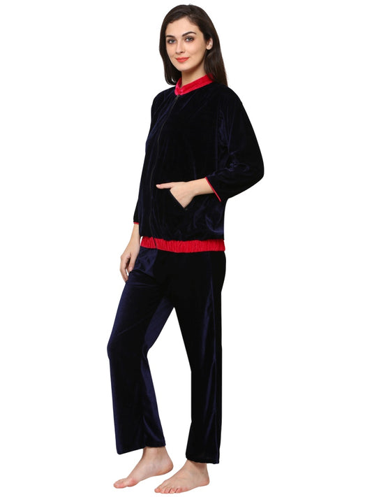 Klamotten Women's Velvet Nightsuit NV53N