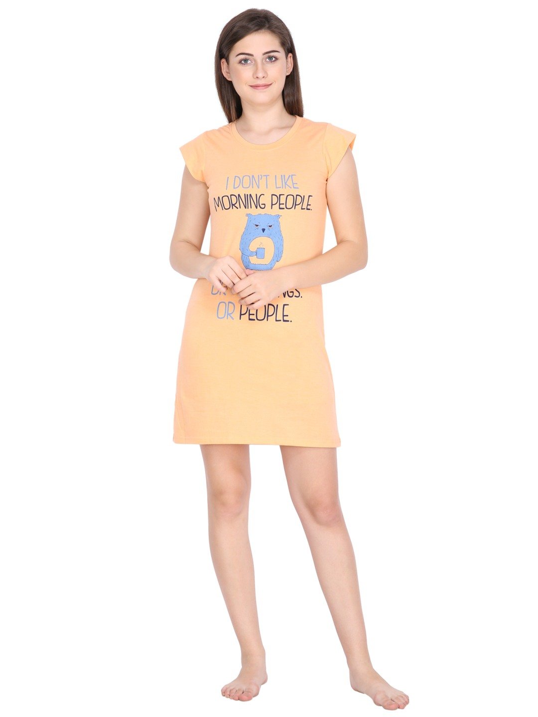 Klamotten Women's Printed Cotton Sleepshirt S10H - | Buy Online from Klamotten