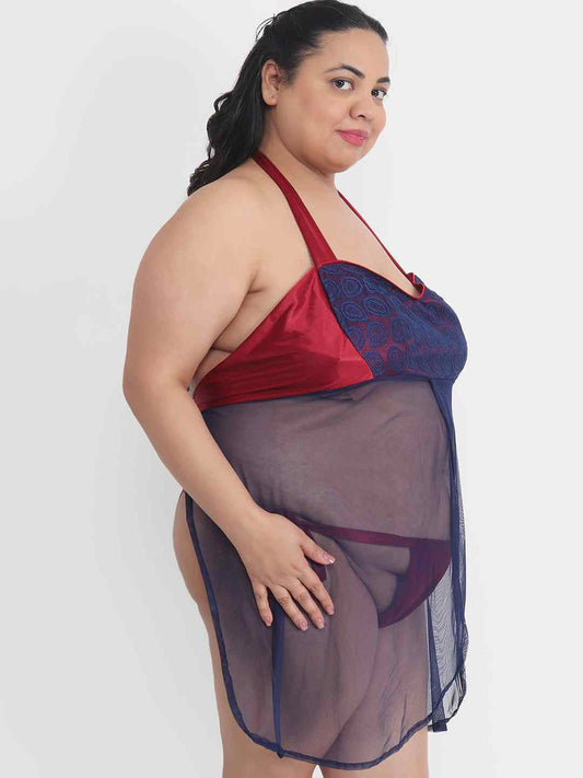 plus-size-sexy-babydoll-honeymoon-bikini-dress-bb33m