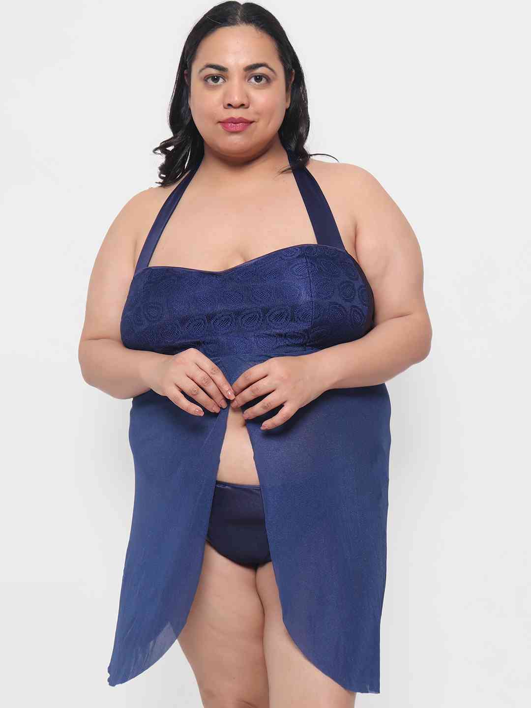 Plus Size Sexy Navy Babydoll Bikini Dress with Panty for Honeymoon BB3 Klamotten Plus Size Sexy Navy Babydoll Bikini Dress with Panty for Honeymoon BB3 Klamotten