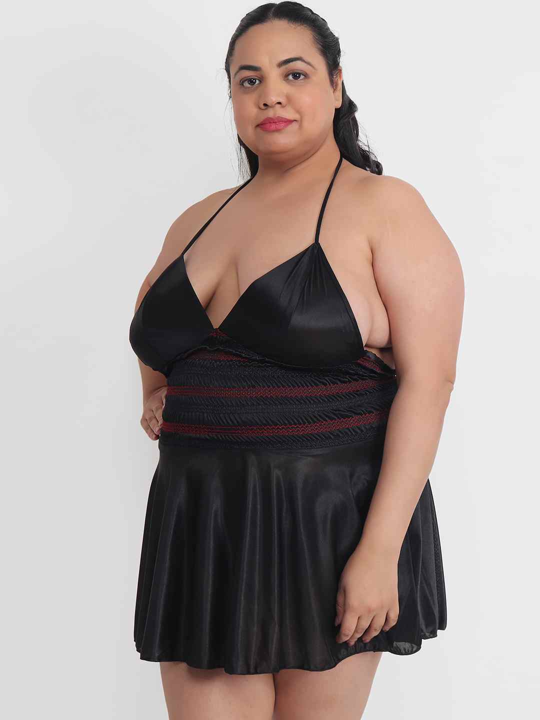 Plus Size Hot Short Black Bikini Dress for Honeymoon BB35K Klamotten Plus Size Hot Short Black Bikini Dress for Honeymoon BB35K Klamotten